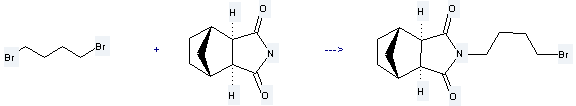 (3aR,4S,7R,7aS) 4,7-Methano-1H-isoindole-1,3(2H)-dione is used to produce N-(4-bromobutyl)bicyclo[2.2.1]heptane-2,3-di-exo-carboximide by reaction with 1,4-dibromo-butane.